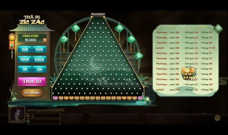 Bật Mí Cách Chơi ZicZac QQ88 Thắng Nhanh Thắng Lớn Mỗi Ván 2 Giao diện chơi game nhanh ZicZac QQ88