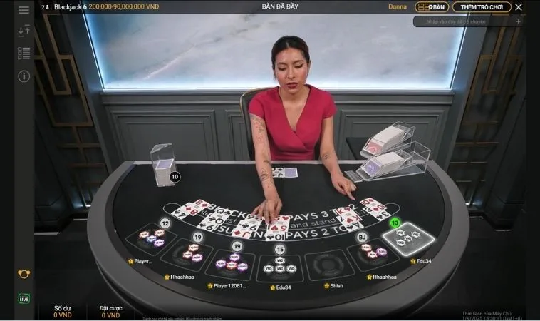 Đánh Bại Nhà Cái Với Chiến Thuật Blackjack QQ88 Bất Bại 2 Chơi Blackjack tại QQ88 cùng dealer chia bài chuyên nghiệp