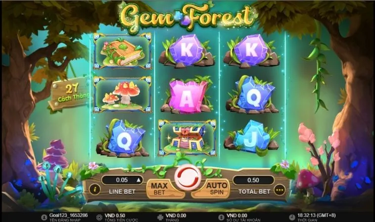 Khám Phá Bí Ẩn Cùng Nổ Hũ Rừng Xanh QQ88 Săn Thưởng Hoang Dã 2 Giao diện chơi Nổ Hũ Rừng Xanh QQ88