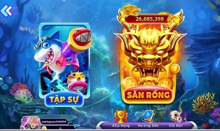 Trở Thành Vua Bắn Cá QQ88 Với Mẹo Chơi Đỉnh Cao Cực Dễ 2 Các phòng chơi trong game Vua Bắn Cá QQ88